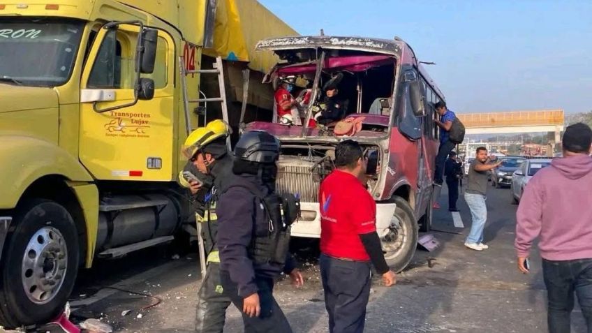 Exigen justicia para Brandon, niño que resultó herido en accidente de autobús en Veracruz