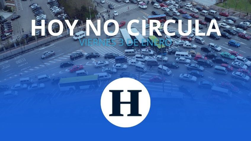 Hoy No Circula: ¿qué autos descansan este VIERNES 3 de enero de 2025 en CDMX y Edomex?