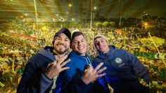 Así fue la celebración del tricampeonato del América en el Estadio Azteca con sus aficionados