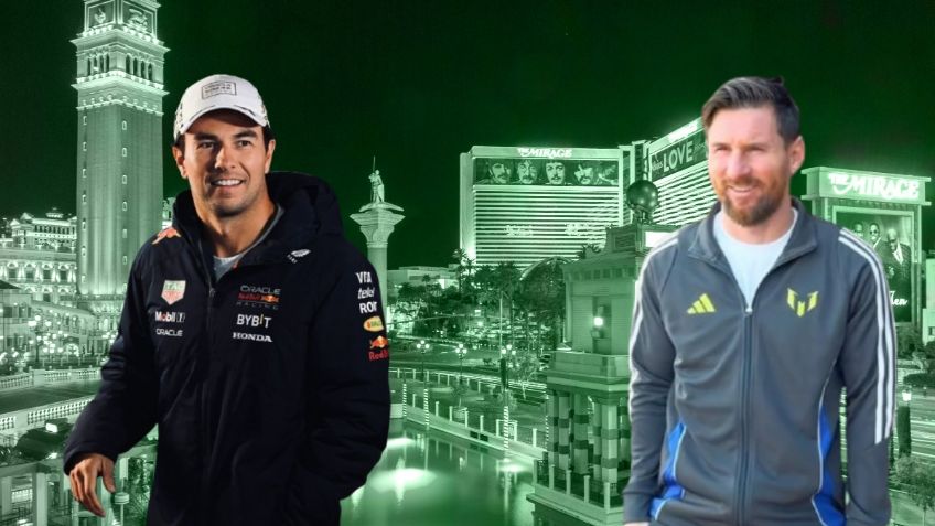 Checo Pérez presume su encuentro con Messi en Las Vegas, a la espera de la respuesta de Cadillac | FOTO