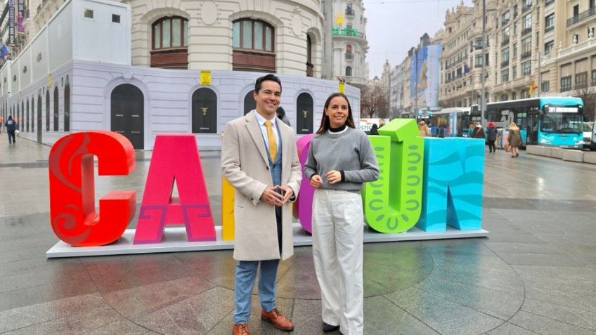 Ana Paty Peralta promociona Cancún en el escenario mundial en FITUR 2025