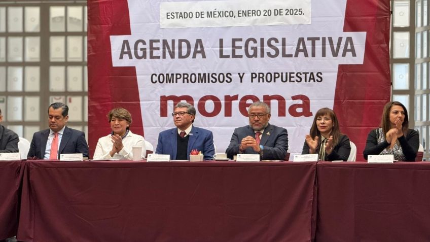 Delfina Gómez se reúne con legisladores federales de Morena; llama a coordinación y resultados a ciudadanía