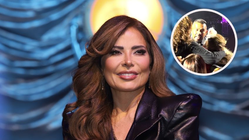 Gloria Trevi sufre incómodo momento al ser jaloneada por una fan en pleno concierto | VIDEO