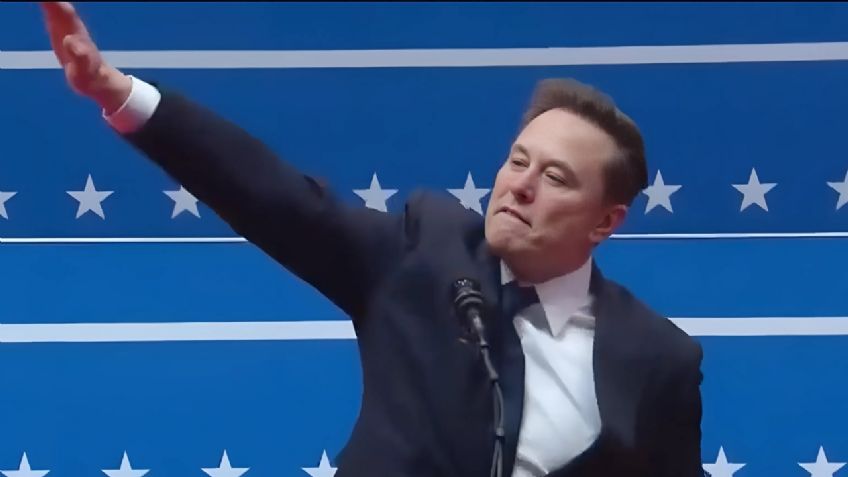 Tunden a Elon Musk en redes por supuesto saludo nazi en evento de Donald Trump