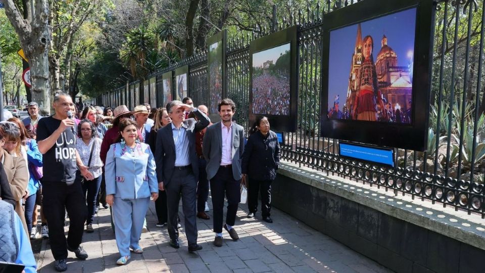 Clara Brugada, inauguracoón de exposición