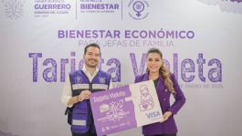 Foto que representa a Anuncian convocatoria de la "Tarjeta Violeta 2025" para beneficiar a 20 mil mujeres en la entidad