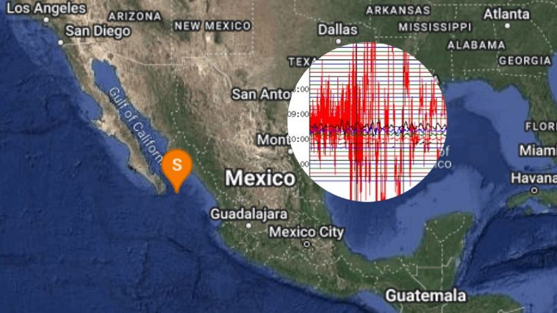 El sismo alertó a habitantes de México y Guatemala.