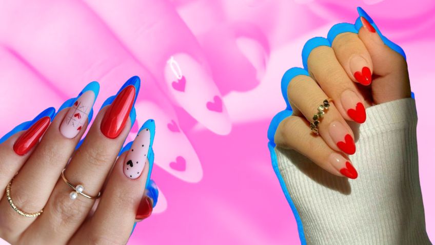 Las tendencias en uñas acrílicas, elegantes y sencillas, para enamorar a tu "date" este San Valentín