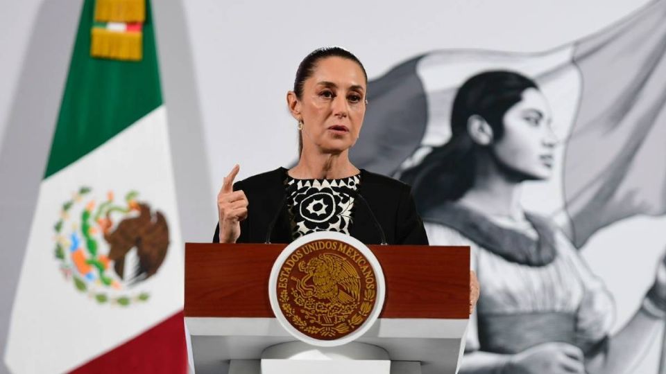 Presidenta Claudia Sheinbaum durante la conferencia mañanera