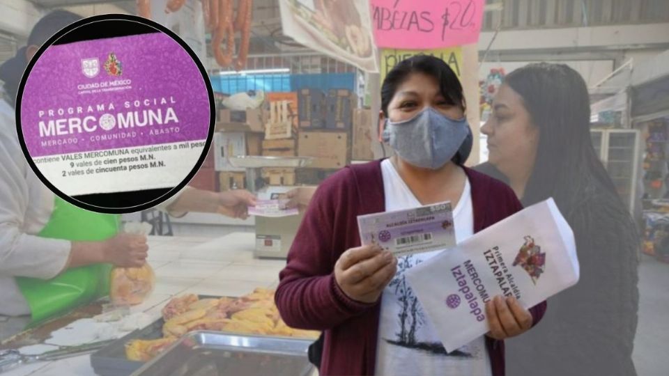 Mercomuna es una iniciativa diseñada para apoyar a las familias capitalinas, a través de la entrega de vales de despensa con un valor de $1'000 pesos.