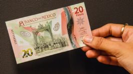 Foto que representa a El billete de 20 pesos de 1.7 millones con numeración de la buena suerte, emitido por Banxico