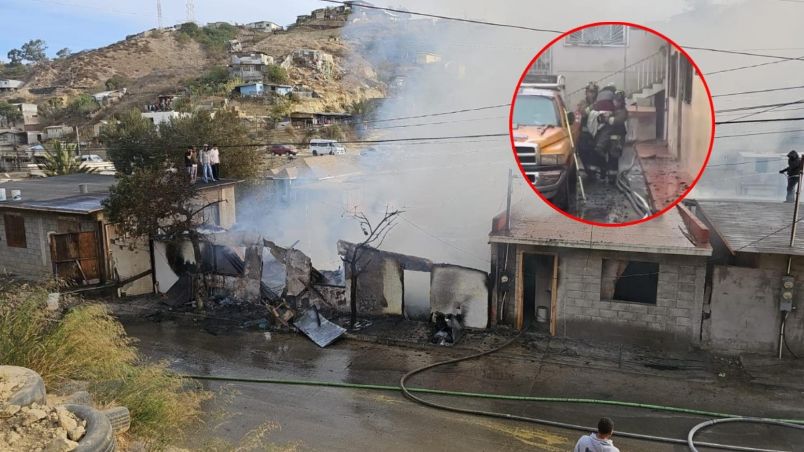 Las familias fueron evacuadas de la zona habitacional