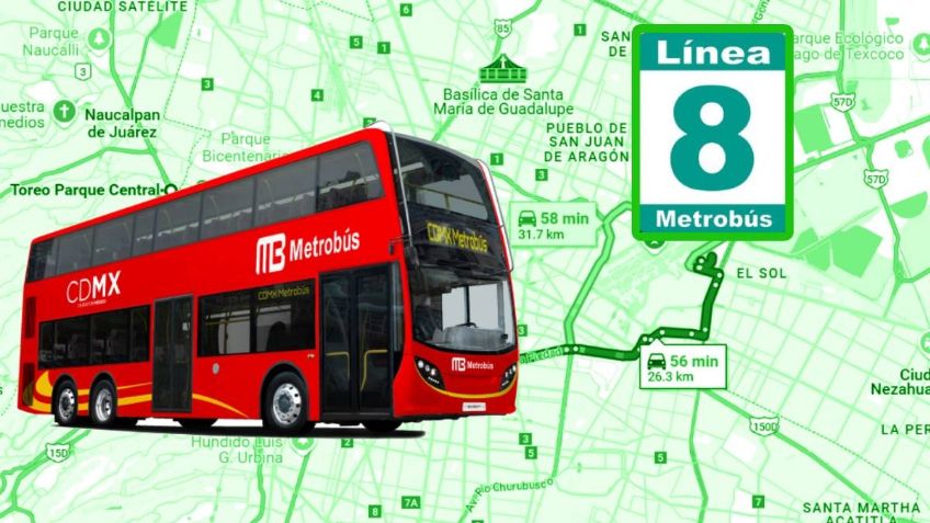 Así será la Línea 8 de Metrobús; llegará de la Alameda Oriente hasta Toreo