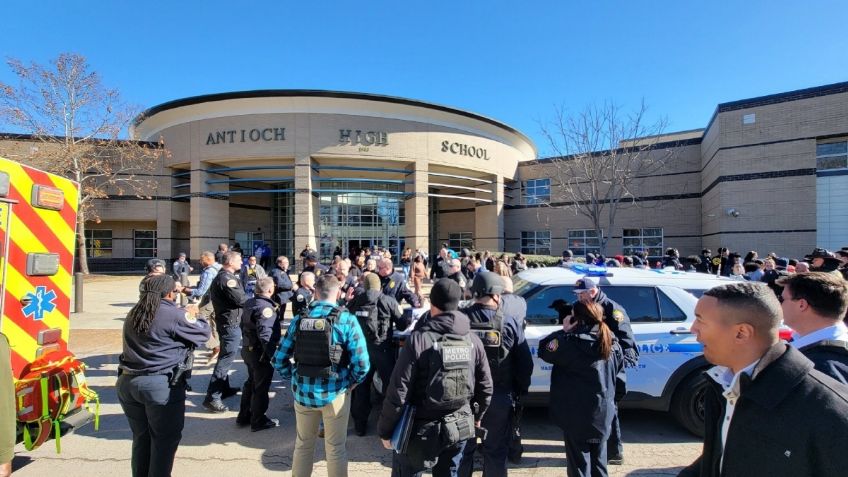 Tiroteo en secundaria de Nashville deja tres heridos a dos días de la llegada de Trump a la Casa Blanca