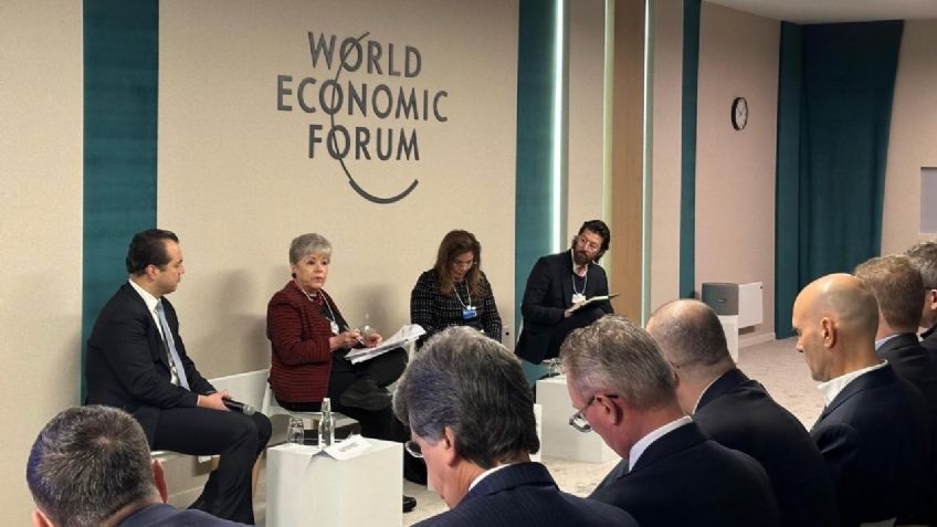 Destaca Bárcena Plan México en el Foro Económico Mundial de Davos