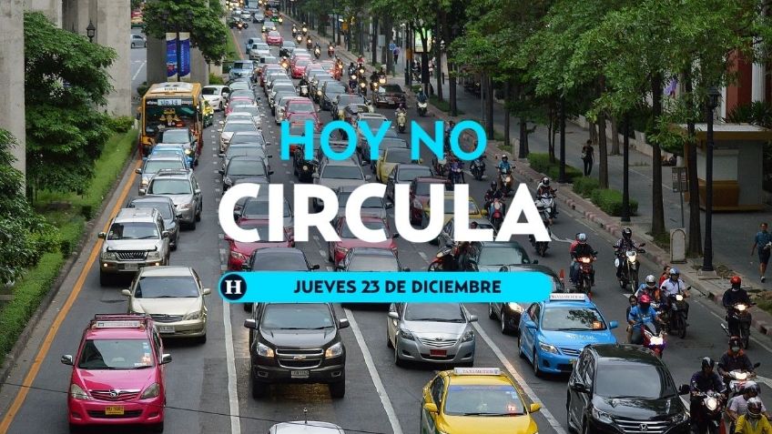 Hoy No Circula: ¿qué autos descansan este JUEVES 23 de enero de 2025 en CDMX y Edomex?