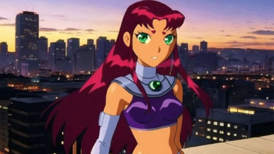 Starfire en Teen Titans. Fuente: Producción El Heraldo de México