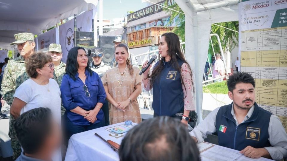 En Guerrero nos sumamos a la iniciativa “Sí al desarme, sí a la Paz”, impulsada por nuestra presidenta