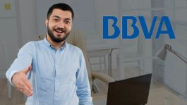 Foto que representa a BBVA ofrece chamba DESDE CASA con salario competitivo, prestaciones de ley y ofertas bancarias para empleados