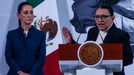 Foto que representa a Rosa Icela Rodríguez se reúne con los secretarios de Gobierno de la frontera norte