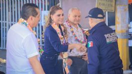 Foto que representa a Evelyn Salgado construye la paz en Guerrero con obras de bienestar y atención a las causas de la violencia