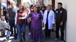 Foto que representa a Clara Brugada reconoce al gobierno de Venustiano Carranza por programa “Casa por Casa”