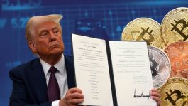 Foto que representa a Orden ejecutiva de Donald Trump abre la puerta a regulación e inversión de reservas en criptomonedas