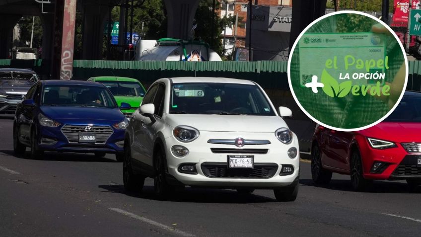 Automovilistas de San Luis Potosí pagan más de 700 pesos por tarjetas de circulación impresas en papel