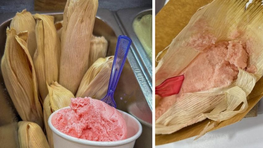 ¡Helado en forma de tamal! Así es este antojito que gana popularidad en CDMX