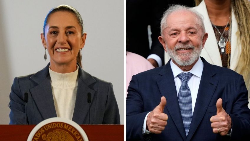 Claudia Sheinbaum y Lula coinciden en fortalecer unidad de las Américas, incluyendo a EU