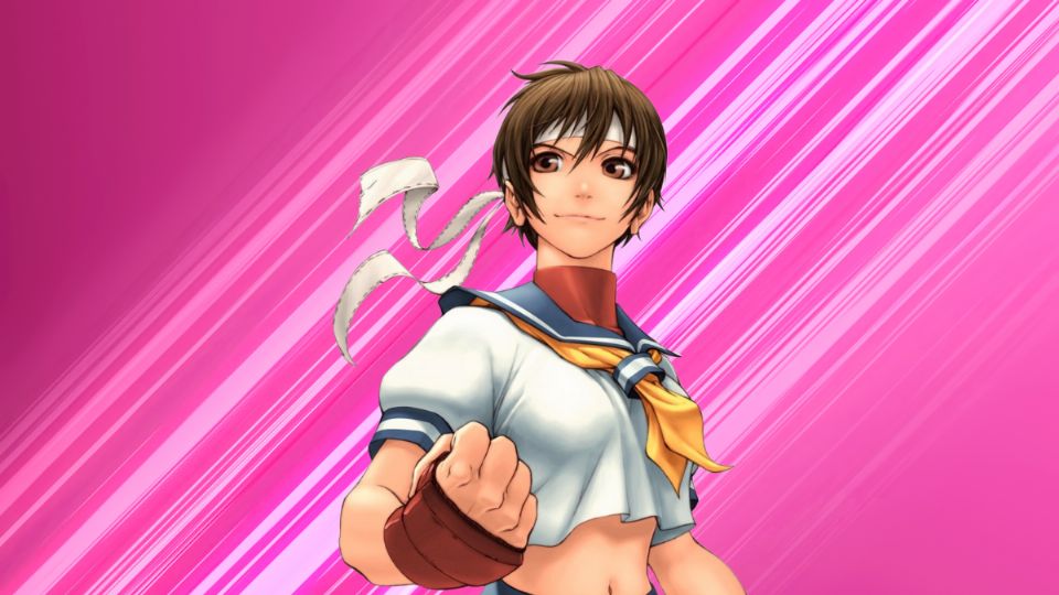 Kasugano Sakura de Street Fighter. Fuente: Producción El Heraldo de México