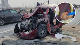 Foto que representa a Por usar el celular, trailero provoca aparatosa carambola en plena autopista: VIDEO FUERTE