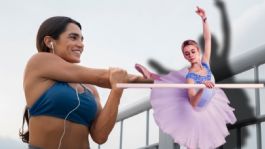 Foto que representa a Brazos tonificados en 10 minutos con este fácil ejercicio de bailarinas