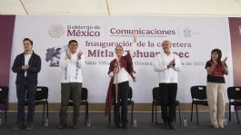 Foto que representa a Claudia Sheinbaum se compromete a dar apoyos en Oaxaca, salud e infraestructura son prioridades 