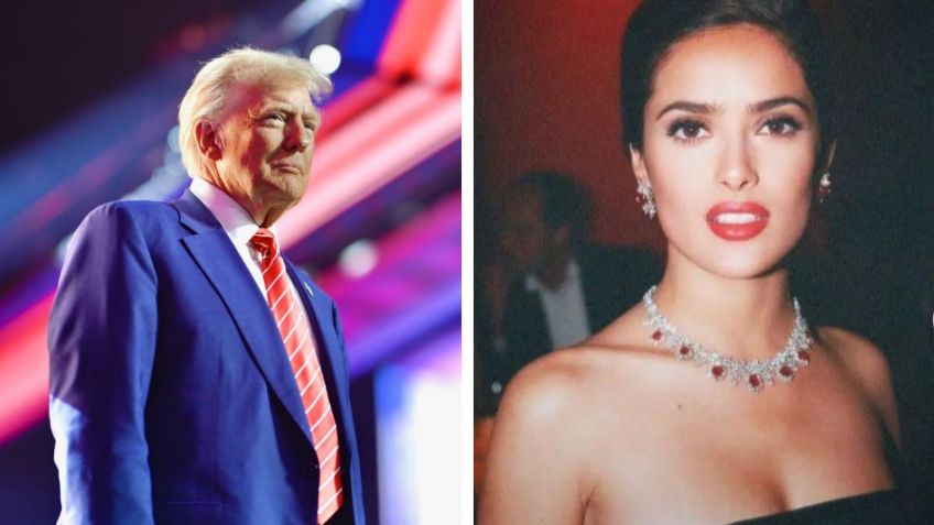 Salma Hayek revela que Trump intentó ligársela: "no tuvo las agallas de decirme personalmente"