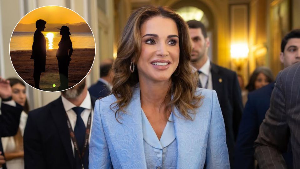 Rania de Jordania reveló que la princesa Iman de Jordania está en la dulce espera.