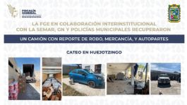 Foto que representa a Catean inmueble en Huejotzingo, Puebla; recuperan mercancía robada y autopartes