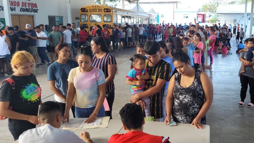 Suman mil 500 migrantes varados en Reynosa tras cierre de aplicación CBP One