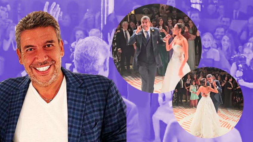 La sorpresa con la que Johanna emocionó a su papá, Arturo Elias Ayub, en su boda durante el vals de padre e hija | VIDEO