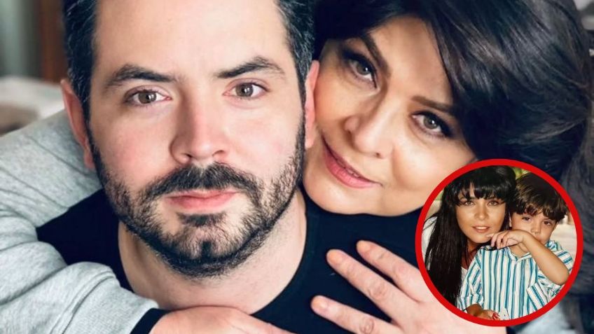 Aislinn Derbez muestra fotografías que revelan que José Eduardo era el consentido y el "niño de mami"