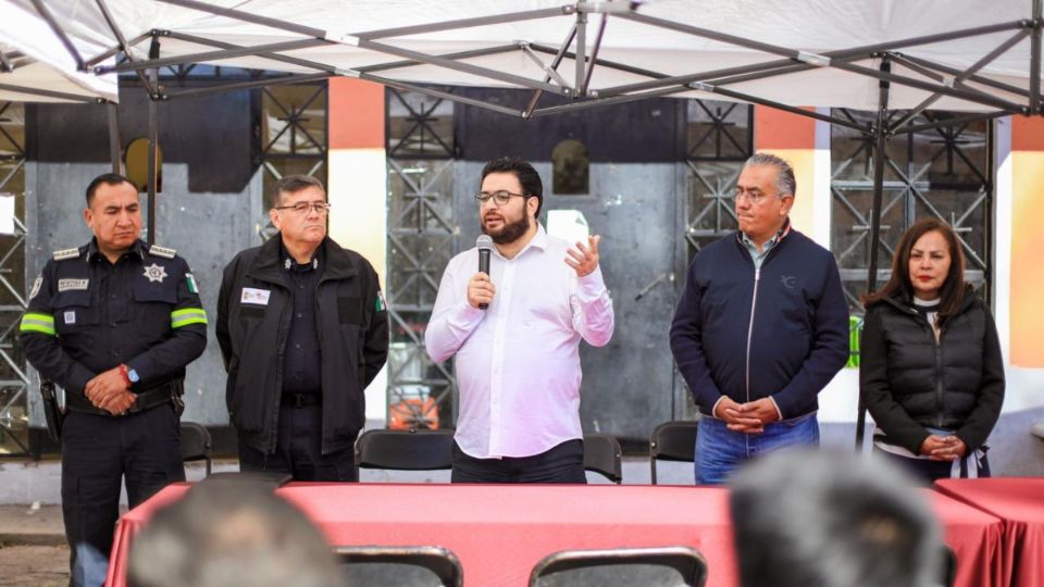 Isaac Montoya, presidente municipal de Naucalpan, habla sobre seguridad.