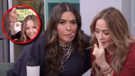 Foto que representa a Galilea Montijo hace tremenda propuesta a Andrea Legarreta y la pone nerviosa: “se te alborotó lo bonita”