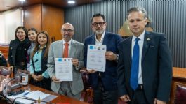 Foto que representa a Profeco y Concanaco-Servytur firman convenio en beneficio de las y los consumidores