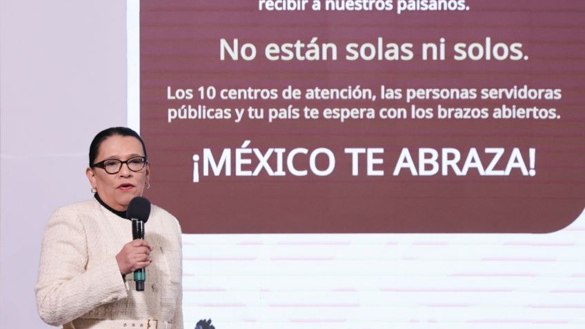 Rosa Icela Rodríguez sobre centros de atención para migrantes: “Estamos con la convicción de atender con calidad y humanismo”