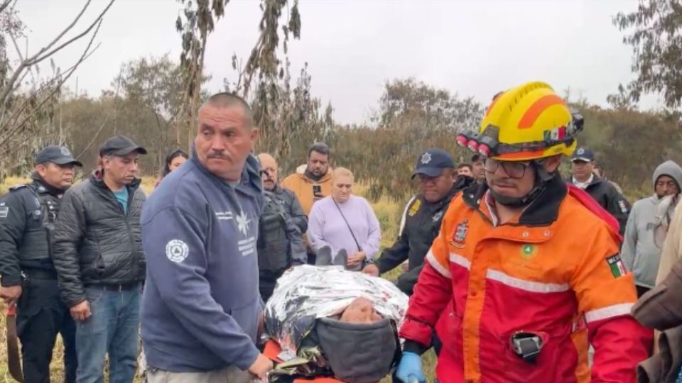 El hombre fue trasladado a un hospital para recibir atención médica