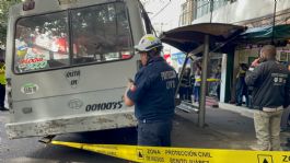 Foto que representa a Choque de microbús deja 5 lesionados en la colonia Portales