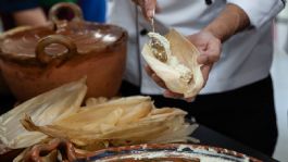 Foto que representa a La receta para los tamales de chipilín este 2 de febrero, los favoritos de Biby Gaytán