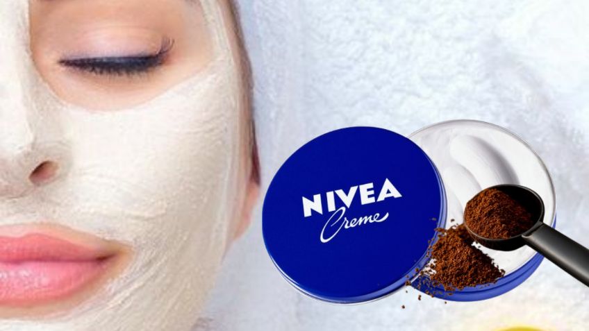 Aprende la receta con crema Nivea y café para quitar las manchas de la piel y lucir más joven