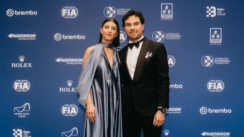 Checo Pérez se muestra enamorado junto a su esposa, ¿se olvidó del inicio de la Fórmula 1?