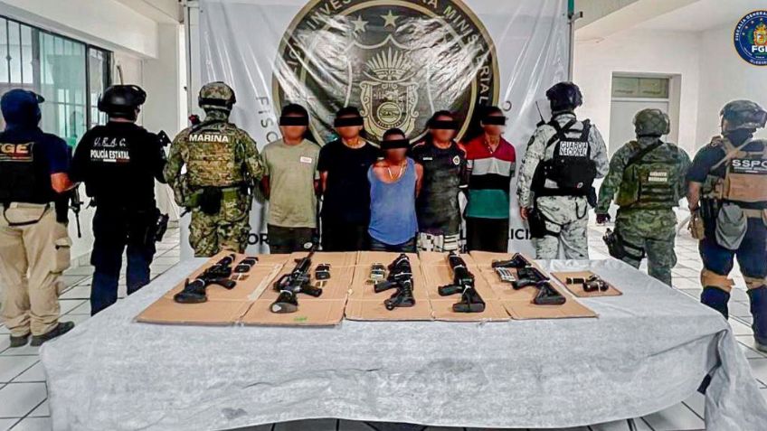 Fuerzas ministeriales, federales y estatales detienen a 6 hombres en mega operativo en Acapulco